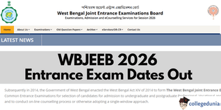 WBJEEB Releases Entrance Exam Schedule 2026 @wbjeeb.nic.in; Check WBJEE, JELET, JENPAS UG Dates